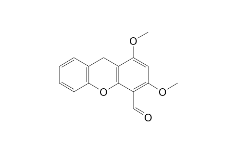 9H-Xanthene-4-carboxaldehyde, 1,3-dimethoxy-