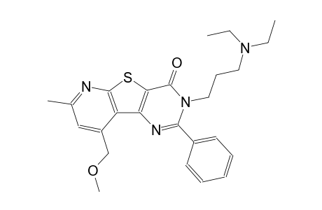 pyrido[3',2':4,5]thieno[3,2-d]pyrimidin-4(3H)-one, 3-[3-(diethylamino)propyl]-9-(methoxymethyl)-7-methyl-2-phenyl-
