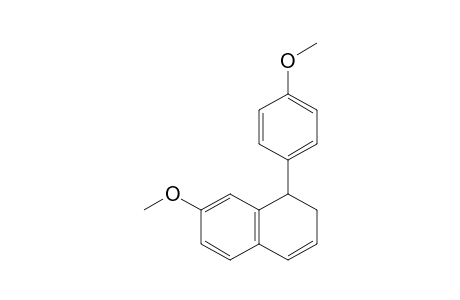 7-Methoxy-1-(4-methoxyphenyl)-1,2-dihydronaphthalene