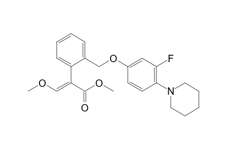 Methyl (E)-2-[2-[[3-fluoro-4-(1-piperidyl)phenoxy]methyl]phenyl]-3-methoxy-prop-2-enoate