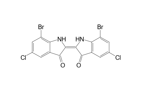 3H-Indol-3-one, 7-bromo-2-(7-bromo-5-chloro-1,3-dihydro-3-oxo-2H-indol-2-ylidene)-5-chloro-1,2-dihydro-