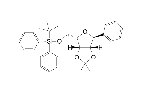 Tert-Butyl(((3aS,4R,6R,6aR)-2,2-dimethyl-6-phenyltetrahydrofuro[3,4-d][1,3]dioxol-4-yl)methoxy)diphenylsilane