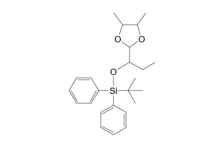 2-[1'-(t-Butyldiphenylsilyloxy)propyl]-4,5-dimethyl-[1,3]dioxolane