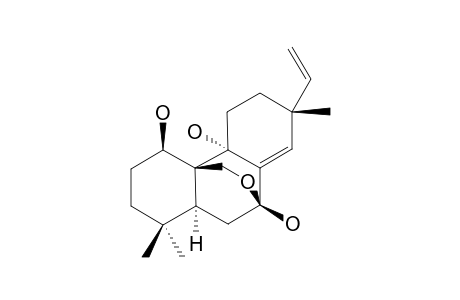 SMARDAESIDIN_C;1-BETA,7-ALPHA,9-ALPHA-TRIHYDROXY-7-BETA,20-EPOXYISOPIMARA-8-(14),15-DIENE