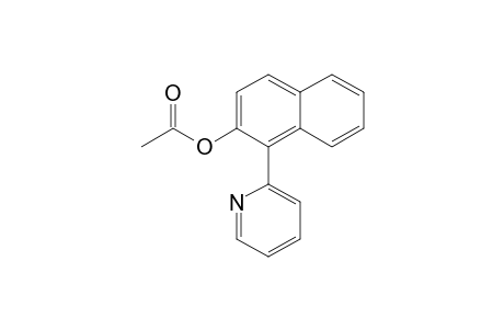 2-Naphthalenol, 1-(2-pyridinyl)-, acetate (ester)
