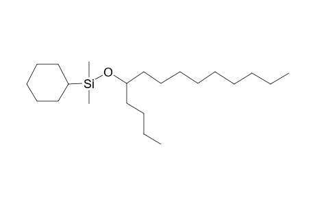 5-Cyclohexyldimethylsilyloxy-tetradecane