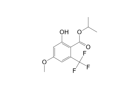 Isopropyl 2-hydroxy-4-methoxy-6-(trifluoromethyl)benzoate