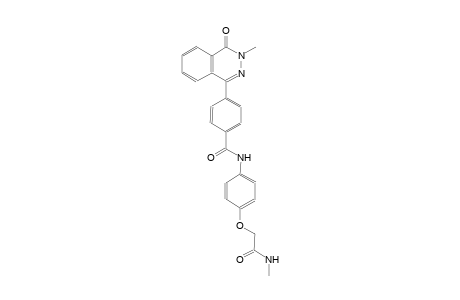 N-{4-[2-(methylamino)-2-oxoethoxy]phenyl}-4-(3-methyl-4-oxo-3,4-dihydro-1-phthalazinyl)benzamide