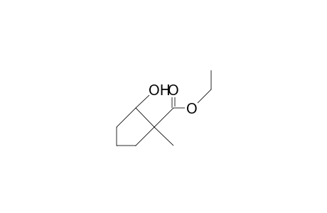1-Carboethoxy-2-hydroxy-1-methyl-cyclopentane diastereomer 1