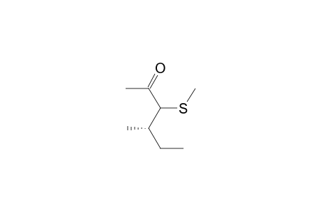 (4S)-4-methyl-3-methylthio-2-hexanone