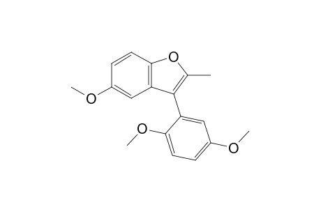 3-(2,5-dimethoxyphenyl)-5-methoxy-2-methylbenzofuran