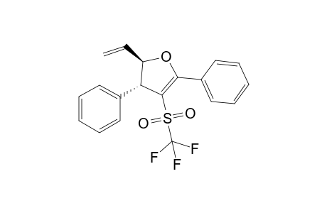 2-Vinyl-3,5-diphenyl-4-trifluoromethylsulfonyl-trans-2,3-dihydrofuran