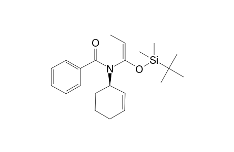 N-[(E)-1-(tert-Butyl-dimethyl-silanyloxy)-propenyl]-N-(R)-cyclohex-2-enyl-benzamide