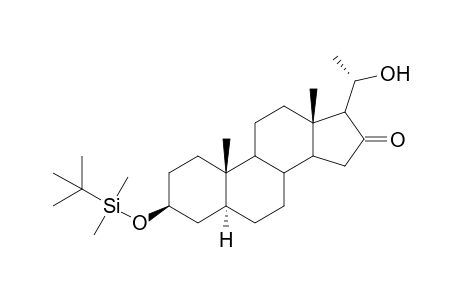 3-{[(t-Butyl)dimethylsilyl]oxy}-20-hydroxypregnan-16-one