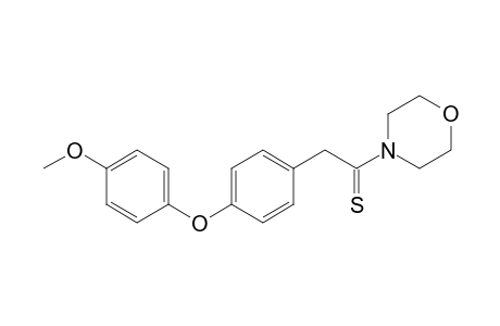 2-[4'-(p-Methoxyphenoxy)phenyl]-1-morpholin-4-yl-Ethanethione