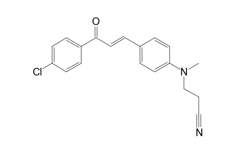 Propanenitrile, N-[4-[3-(4-chlorophenyl)-3-oxopropenyl]phenyl]-3-methylamino-