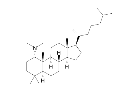 1.alpha.-dimethylamino-4,4'-dimethyl-5.alpha.-cholestane