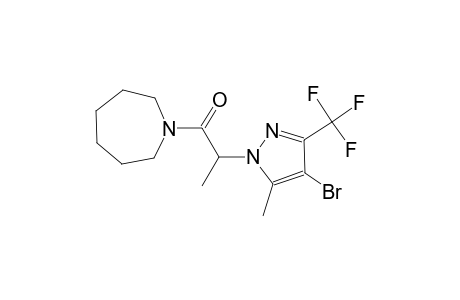 1-{2-[4-bromo-5-methyl-3-(trifluoromethyl)-1H-pyrazol-1-yl]propanoyl}hexahydro-1H-azepine