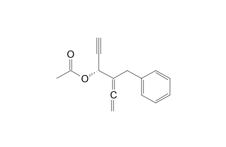 (R)-4-(Benzyl)hexa-4,5-dien-1-yn-3-yl acetate