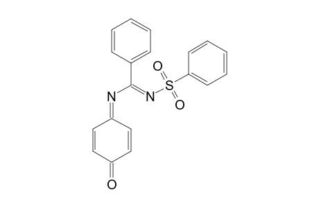 N-(N-PHENYLSULFONYLBENZIMIDOYL)-1,4-BENZOQUINONIMINE