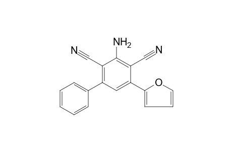 3-Amino-5-(2-furyl)[1,1'-biphenyl]-2,4-dicarbonitrile