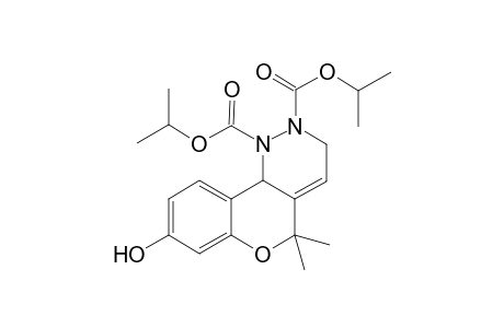 Diisopropyl 8-hydroxy-5,5-dimethyl-5,10b-dihydro-1H-chromeno[4,3-c]pyridazine-1,2(3H)-dicarboxylate