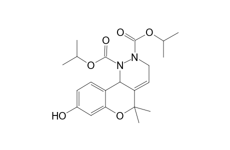 Diisopropyl 8-hydroxy-5,5-dimethyl-5,10b-dihydro-1H-chromeno[4,3-c]pyridazine-1,2(3H)-dicarboxylate