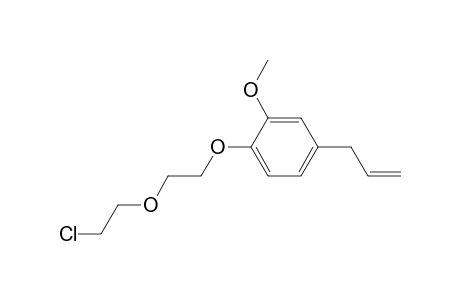 1-[2-(2-chloroethoxy)ethoxy]-2-methoxy-4-prop-2-enylbenzene