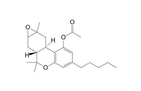 (-)-8-alpha/8-beta, 9-alpha/9-beta-Epoxy-6a,10a-trans-tetrahydrocannabinol-acetate