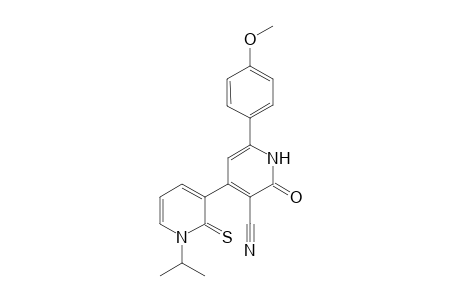 4-(1-isopropyl-2-thioxo-3-pyridyl)-2-keto-6-(4-methoxyphenyl)-1H-pyridine-3-carbonitrile