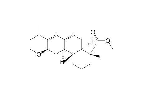 1-Phenanthrenecarboxylic acid, 1,2,3,4,4a,4b,5,6,10,10a-decahydro-6-methoxy-1,4a-dimethyl-7-(1-methylethyl)-, methyl ester, [1R-(1.alpha.,4a.beta.,4b.alpha.,6.beta.,10a.alpha.)]-