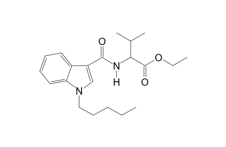 Ethyl 3-methyl-2-([(1-pentyl-1H-indol-3-yl)carbonyl]amino)butanoate