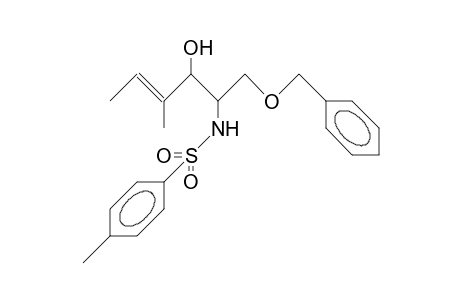6-Benzyloxy-4-hydroxy-3-methyl-trans-2-hexene 5-(4-toluene-sulfomamide)