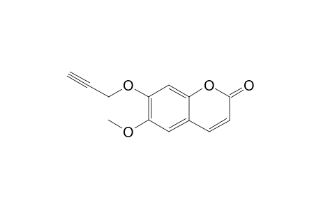 7-O-Propargylscopoletin (7-Propargyloxy-6-methyloxycoumarin)
