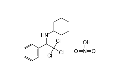 N-CYCLOHEXYL-alpha-(TRICHLOROMETHYL)BENZYLAMINE, NITRATE