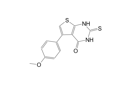 thieno[2,3-d]pyrimidin-4(1H)-one, 2,3-dihydro-5-(4-methoxyphenyl)-2-thioxo-