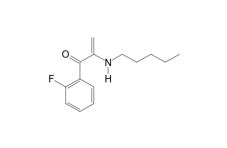 1-(2-Fluorophenyl)-2-(pentylamino)prop-2-en-1-one