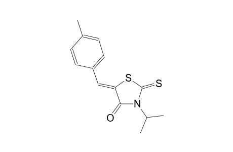 (5Z)-3-isopropyl-5-(4-methylbenzylidene)-2-thioxo-1,3-thiazolidin-4-one