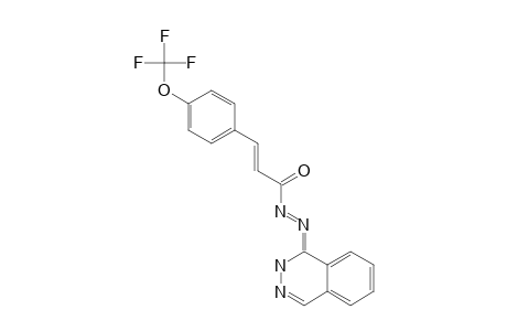 (2-E,N',E)-3-(4-TRIFLUOROMETHOXYPHENYL)-N'-[PHTHALAZIN-1-(2-H)-YLIDENE]-ACRYLOHYDRAZIDE