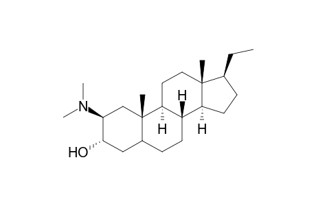 (2S,3S,8S,9S,10S,13R,14S,17S)-2-(dimethylamino)-17-ethyl-10,13-dimethyl-2,3,4,5,6,7,8,9,11,12,14,15,16,17-tetradecahydro-1H-cyclopenta[a]phenanthren-3-ol