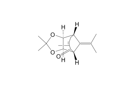 4,9-Methanocycloocta-1,3-dioxol-5(4H)-one, 3a,8,9,9a-tetrahydro-2,2,6-trimethyl-10-(1-methylethylidene)-, (3a.alpha.,4.beta.,9.beta.,9a.alpha.)-