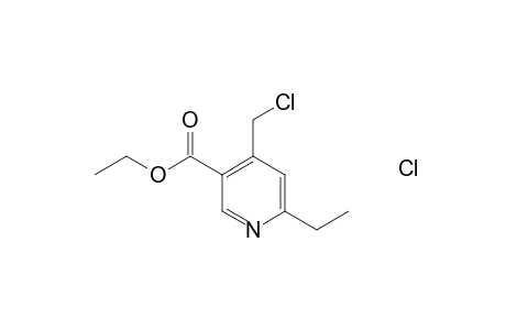 4-(Chloromethyl)-3-(ethoxycarbonyl)-5-ethylpyridinium - Hydrochloride