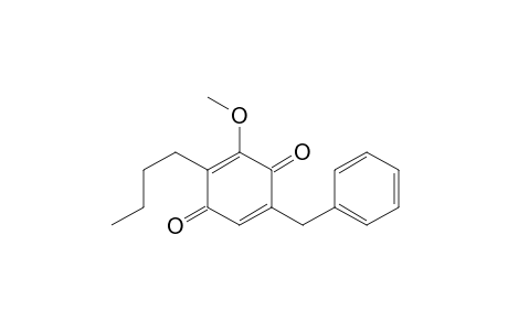 2-n-Butyl-3-methoxy-5-(phenylmethyl)-2,5-cyclohexadiene-1,4-dione