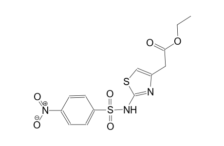 ethyl (2-{[(4-nitrophenyl)sulfonyl]amino}-1,3-thiazol-4-yl)acetate
