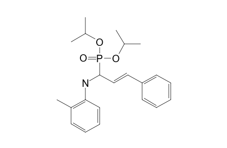 DIISOPROPYL-1-[N-(2-METHYLPHENYL)-AMINO]-3-PHENYL-2-PROPENYL-PHOSPHONATE