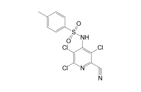 4-Methyl-N-(2,3,5-trichloro-6-cyano-4-pyridinyl)benzenesulfonamide