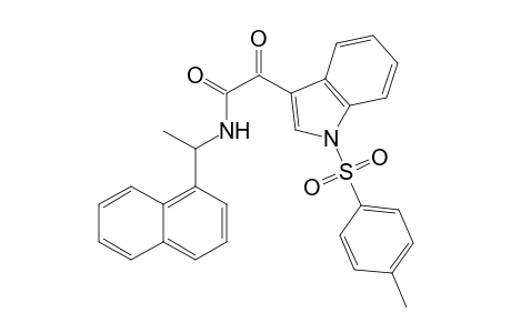 N-(1-Naphthalen-1-ylethyl)-2-oxo-2-[1-(toluene-4-sulfonyl)-1H-indol-3-yl]acetamide