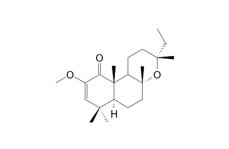 8,13-epoxy-2-methoxylabd-2-en-1-one