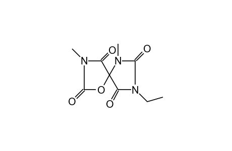 3,6-DIMETHYL-8-ETHYL-1-OXA-3,6,8-TRIAZASPIRO[4.4]NONANE-2,4,7,9-TETRONE