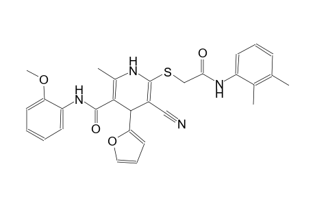 3-pyridinecarboxamide, 5-cyano-6-[[2-[(2,3-dimethylphenyl)amino]-2-oxoethyl]thio]-4-(2-furanyl)-1,4-dihydro-N-(2-methoxyphenyl)-2-methyl-